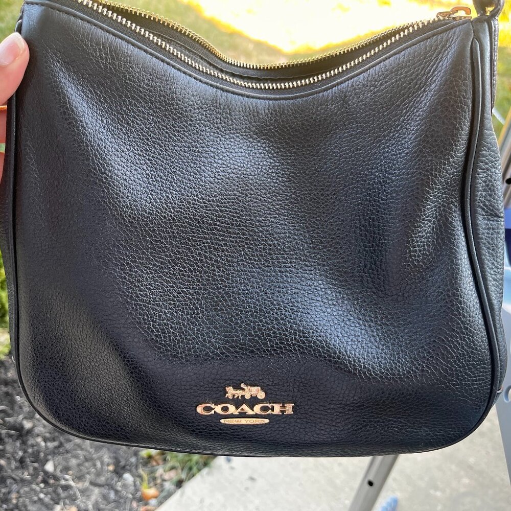 Coach Leather Hobo Bag